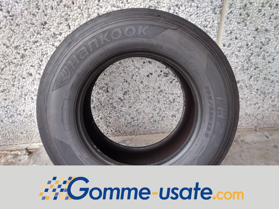 Thumb Hankook Gomme Usate Hankook 385/55 R22.5 160K TH22 M+S (7.79mm) Riscolpite pneumatici usati Estivo_1